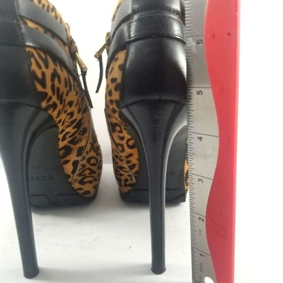 Guess Igoraly Leopard Stiletto Ankle Boots Size 7M. S719 - Picture 5 of 7